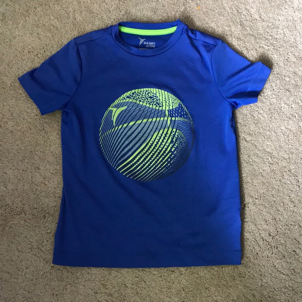Old Navy Active Blue Basketball 🏀 Shirt 👕 5